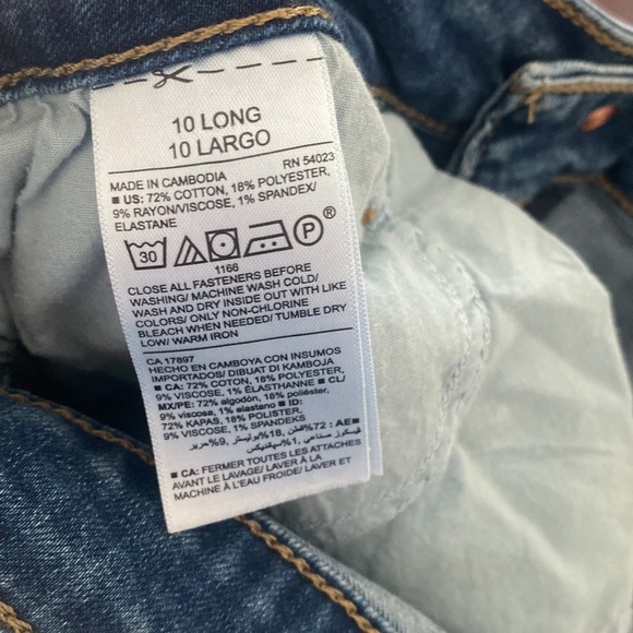 Old Navy Rockstar super skinny jeans size 10 long - Picture 4 of 4